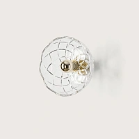 Бра Lotto Ø20 прозрачное стекло/хромированный металл