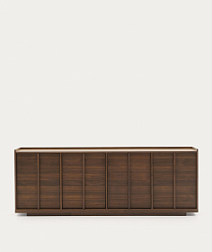 Onix Сервант с ореховым шпоном в темной отделке 200 x 80 см