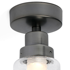 Потолочный светильник Brume серый металлик