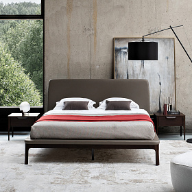 Кровать с решеткой RONDA темный орех V36W1, 176PU