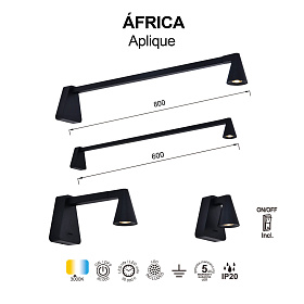 9413 Настенный светильник MANTRA AFRICA