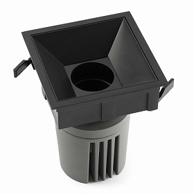 Встраиваемый светильник DEEP 78 C черный 60° 2700K CRI90 STRIPY