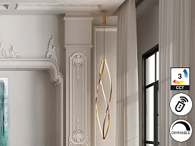 Adele Подвесной светильник розовое золото