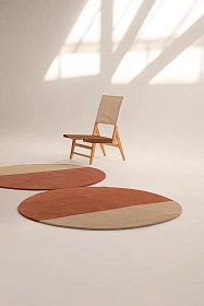 Круглый ковер Perls Brick