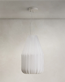 Подвесной светильник Somar из синтетических волокон и стальных стержней