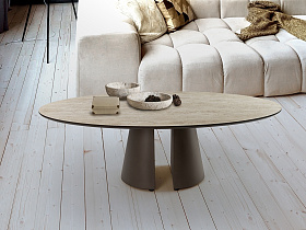 Samara Приставной столик цвет каменный/коричневый