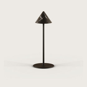 Настольная лампа Anza черный металл/черный мрамор