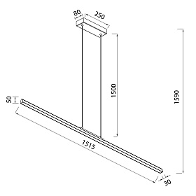 Подвесной светильник LINEAL 8961