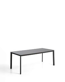 Уличный стол Anafi из спеченного камня и графитового алюминия 180 x 90см