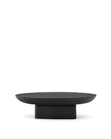 Ovak Журнальный столик из акации с чёрной отделкой 140 x 70 см