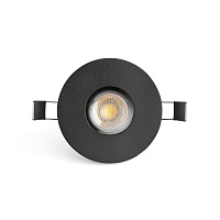 NIVA Встраиваемый светильник FIJO IP65 черный 1xGU10 MR16