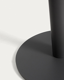 Уличный столик Asinara из графитового алюминия, диаметр 40 см