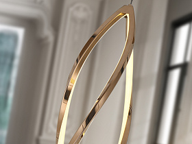 Adele Подвесной светильник небольшой розовое золото