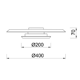 Потолочный светильник TINA 9003