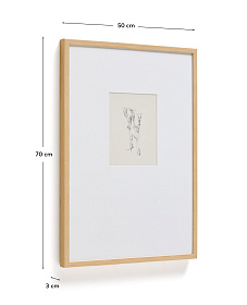 Картина Lirena с ботанической иллюстрацией 70 x 50 см