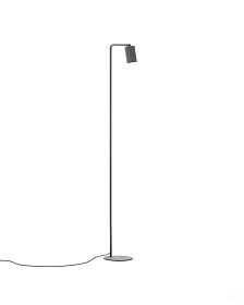 Напольный светильник Manie из металла с отделкой под черный чугун