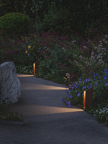 Уличный светильник Domus B26 ржаво-коричневый