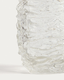 Ваза Vorma из прозрачного стекла 29,5см