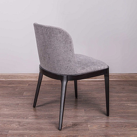 Стул Garbo ткань Artex melange 18, матовые черные ножки
