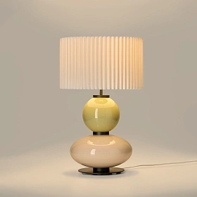 Настольная лампа Mapi NAC143 Matt black с абажуром 4024