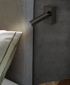 Бра Jerry матовый никель с выключателем