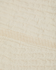 Плед Raylo из хлопка с полосатым узором