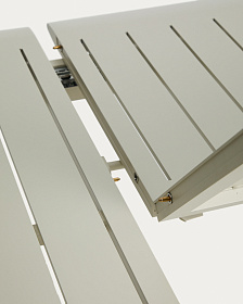 Комплект садовой мебели Brela стол и 6 стульев Livadia из алюминия цвета экрю