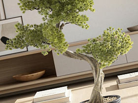 Bankan II bonsai 49cm Искусственное растение