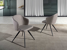 Стул F3208-GRIS /4057 черные ножки