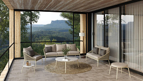 RODONA Кресло BEIGE-WHITE WASH