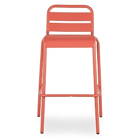 Уличный барный стул Lianis коралловый