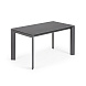 Стол Atta 140 (200) x90 антрацит керамика