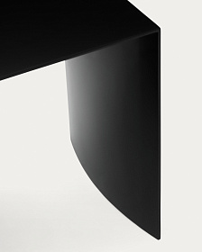 Приставной столик Litto из черного лакированного МДФ, 55 x 40 см