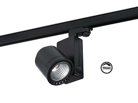 Трековый светильник MINI Cylinder черный LED PEARL WHITE 27W 3100K 56є 010708002C