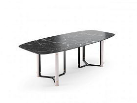 Обеденный стол Bamboo 240x110 мрамор Nero Marquina
