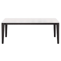 Обеденный стол MARBELLA шпон ореха W/серо-бежевый лак 160x80