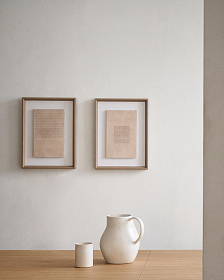 Sormina Картина с коричневыми полосками вверху 30 х 40 см