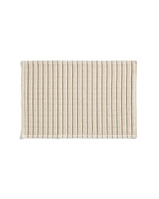 Хлопковый коврик для ванной Merade с зелеными полосками, 50 x 80 см