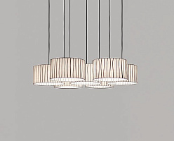 Люстра Curvas chandelier medium 7  Цвет Белый