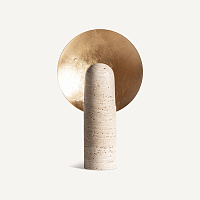 Настольная лампа 36147 из травертина