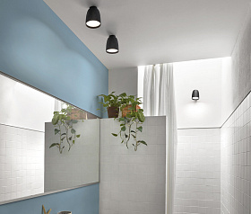 Уличный полоточный светильник Nut PF/10 Outdoor черный