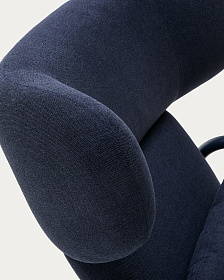 Кресло Inari синее из стали и полиэстра