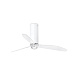 Потолочный вентилятор Tube Fan LED с двигателем постоянного тока SMART Матовый белый/прозрачный