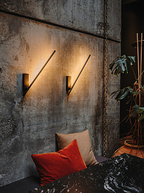 Бра Tubs LED 8.4W 2700K ON-OFF Черный 506lm