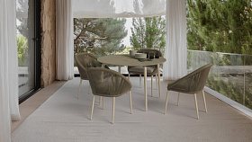 RODONA Стул обеденный BEIGE-WHITE WASH