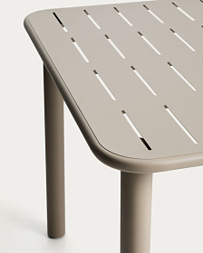 Уличный стол Brai из оцинкованной стали бежевого цвета, 180 x 90 см