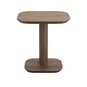 Приставной столик OLIMAR 42x35 шпон ореха F