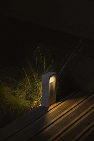 GLINT 400 Уличный маяк цементно-серый LED 6W 2700K