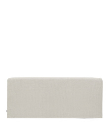 Изголовье Valma из жемчужного шенилла со съемным чехлом для кровати 180 x 200 см