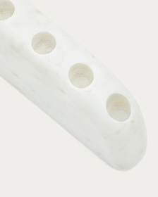 Signe Большой подсвечник из белого мрамора 12 см